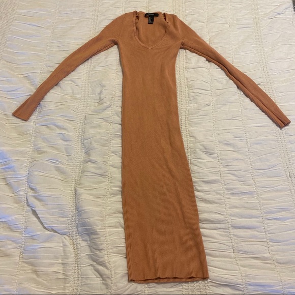 Dresses & Skirts - Orange tight dress from forever 21 size Small